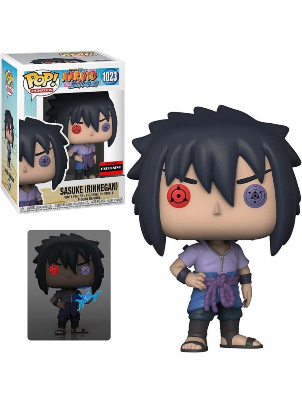 Naruto Shippuden Sasuke Uchiha Rinnegan Pop Figure - AAA Anime Exclusive